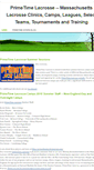Mobile Screenshot of primetimelacrosse.weebly.com