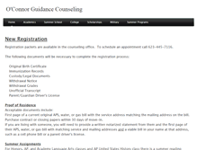Tablet Screenshot of oconnorguidancecounseling.weebly.com