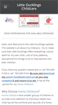 Mobile Screenshot of littleducklingschildcare.weebly.com