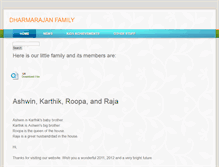Tablet Screenshot of dharmarajanfamily.weebly.com