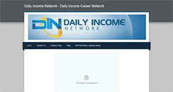 Desktop Screenshot of dailyincomenetworks.weebly.com