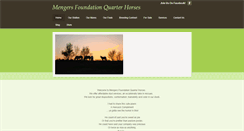 Desktop Screenshot of mengersfoundationquarterhorses.weebly.com
