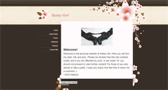 Desktop Screenshot of haileygirl.weebly.com