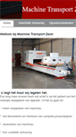 Mobile Screenshot of machinetransportzeist.weebly.com