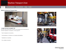 Tablet Screenshot of machinetransportzeist.weebly.com