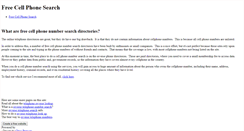 Desktop Screenshot of freecellphonenumber.weebly.com