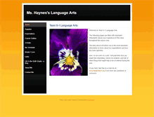 Tablet Screenshot of ahaynes.weebly.com