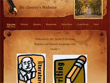 Tablet Screenshot of mrgentry.weebly.com