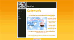 Desktop Screenshot of cakewhole.weebly.com