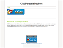 Tablet Screenshot of clubpenguintrackers.weebly.com