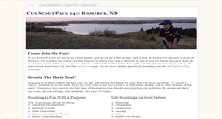 Desktop Screenshot of pack14bismarck.weebly.com