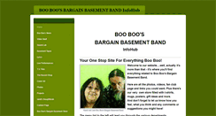 Desktop Screenshot of booboosbargainbasementband.weebly.com