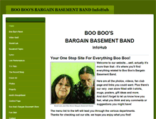 Tablet Screenshot of booboosbargainbasementband.weebly.com