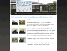 Tablet Screenshot of demesnemediaartscentre.weebly.com