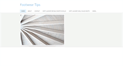 Desktop Screenshot of footweartipslk.weebly.com