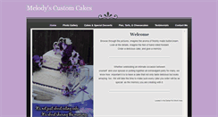 Desktop Screenshot of melodyscustomcakes.weebly.com