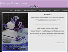 Tablet Screenshot of melodyscustomcakes.weebly.com