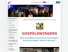 Tablet Screenshot of gospelswingers.weebly.com