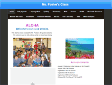 Tablet Screenshot of msfostersclass.weebly.com