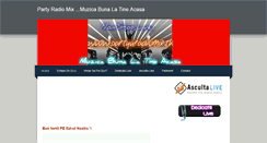 Desktop Screenshot of partyradiomix.weebly.com