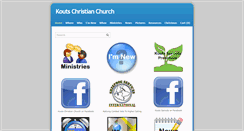 Desktop Screenshot of koutschristianchurch.weebly.com
