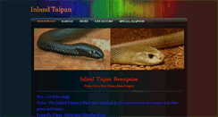 Desktop Screenshot of inlandtaipan.weebly.com