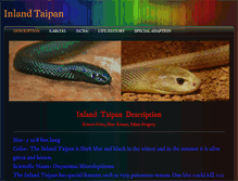 Tablet Screenshot of inlandtaipan.weebly.com