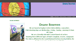 Desktop Screenshot of deanebowmen.weebly.com