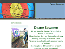 Tablet Screenshot of deanebowmen.weebly.com