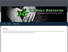 Tablet Screenshot of dailyharvest.weebly.com