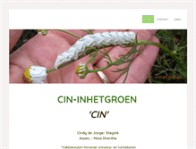 Tablet Screenshot of cin-inhetgroen.weebly.com