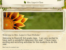 Tablet Screenshot of mrslopezsclass.weebly.com