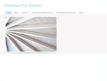 Tablet Screenshot of footwearforwomenvd.weebly.com