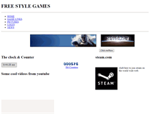 Tablet Screenshot of freestylegames.weebly.com