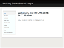 Tablet Screenshot of hffl.weebly.com