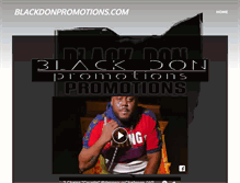Tablet Screenshot of blackdonpromotions.weebly.com