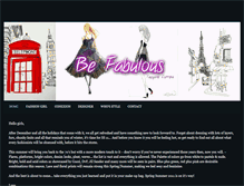 Tablet Screenshot of befabulous.weebly.com