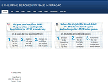 Tablet Screenshot of buyphilippinebeaches.weebly.com