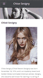 Mobile Screenshot of chloesevigny.weebly.com