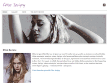 Tablet Screenshot of chloesevigny.weebly.com