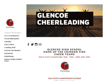 Tablet Screenshot of glencoetidecheer.weebly.com