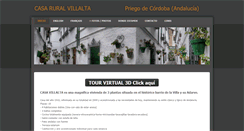 Desktop Screenshot of casaruralvillalta.weebly.com