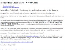 Tablet Screenshot of interestfreecreditcards.weebly.com