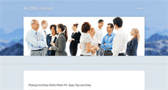Desktop Screenshot of anofficeopinion.weebly.com