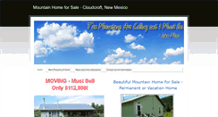 Desktop Screenshot of mountainhomeforsale-nm.weebly.com