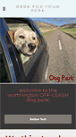 Mobile Screenshot of barkforyourpark.weebly.com