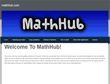 Tablet Screenshot of mathhub.weebly.com