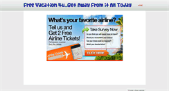 Desktop Screenshot of get-a-free-vacation.weebly.com