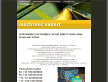 Tablet Screenshot of electronicexport.weebly.com
