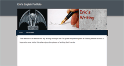 Desktop Screenshot of ericenglishportfolio.weebly.com